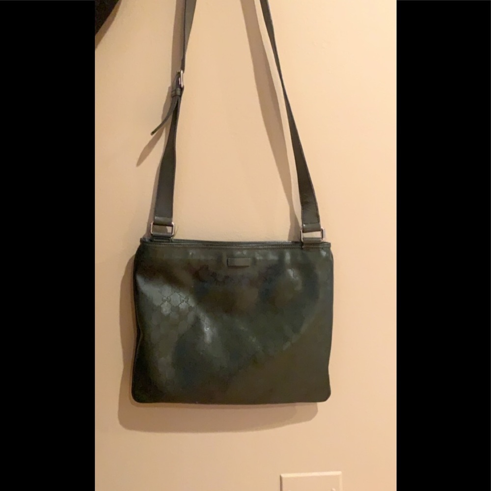 Gucci army green crossbody